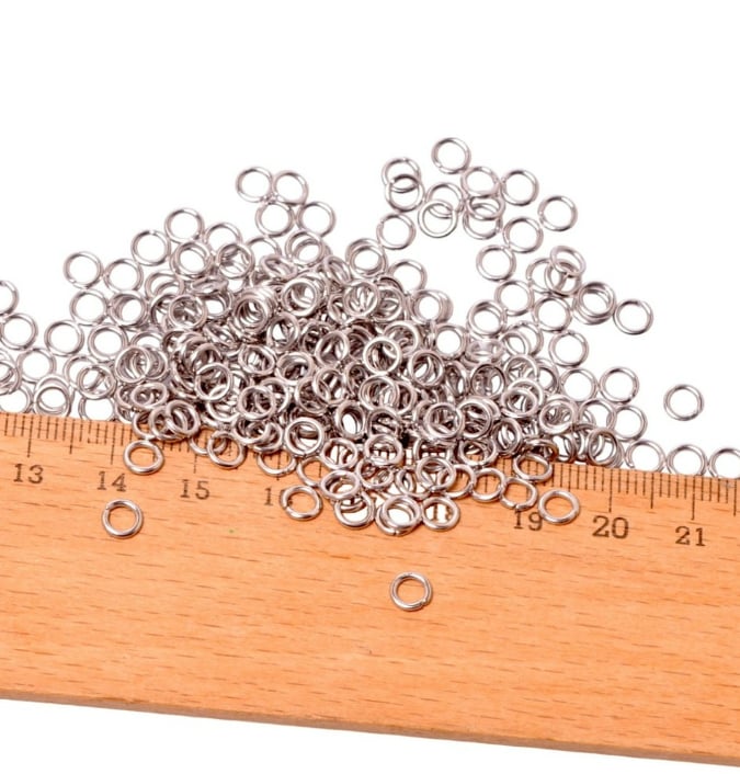 Gümüş (Çelik) Takı Halkası 4 MM