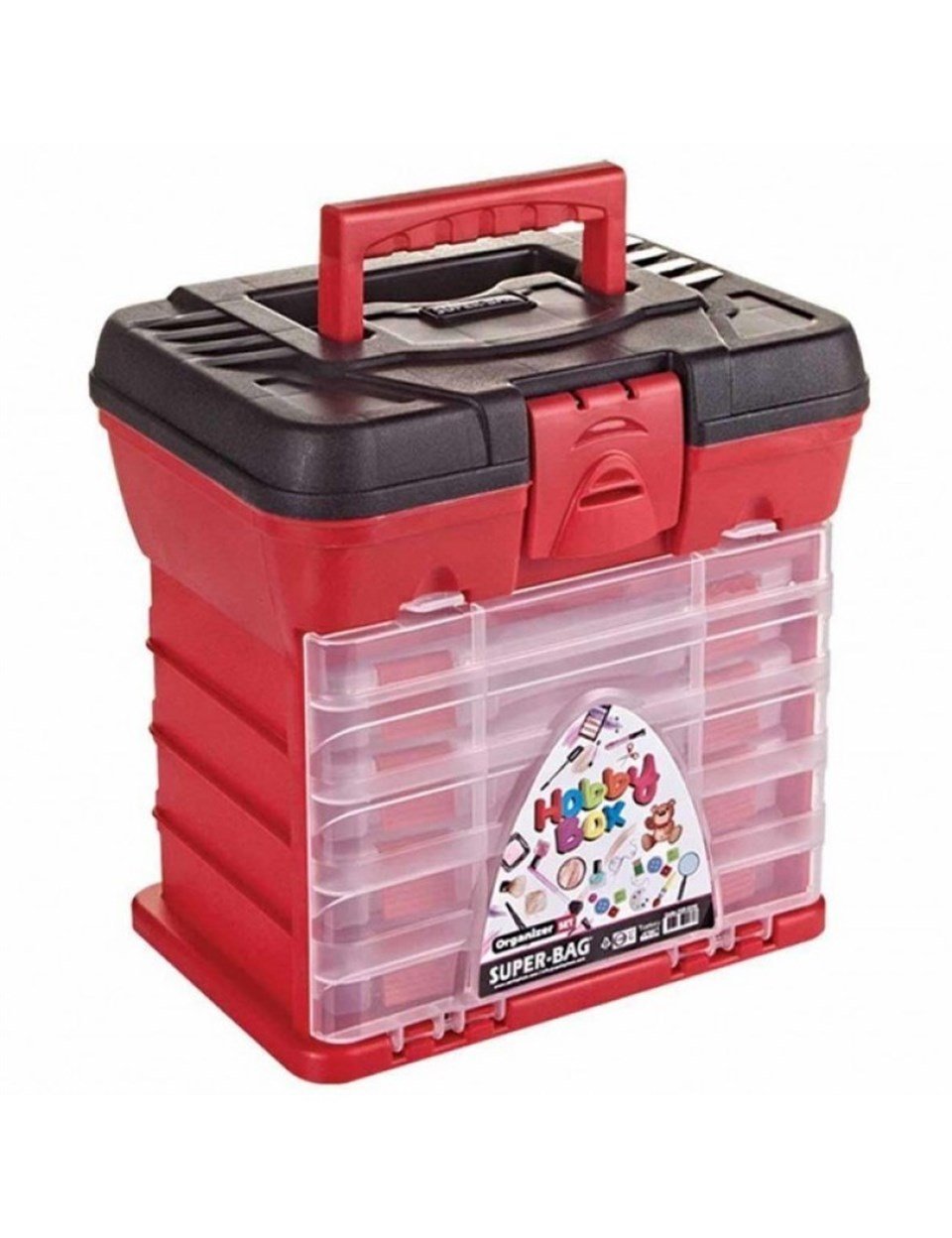 Hobi Kutusu Süper Bag Hobby Box Organizerli Takım Çantası