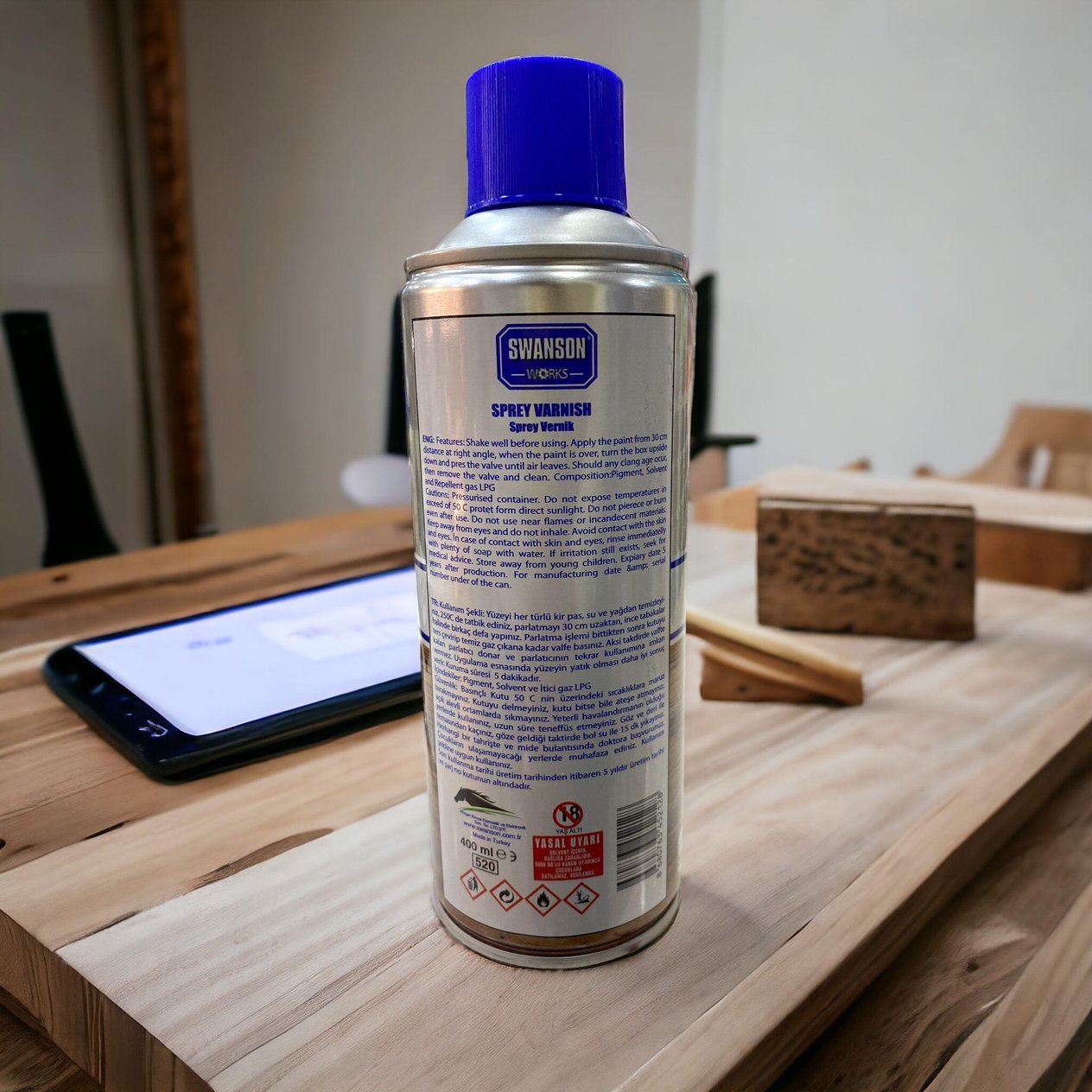 Swanson Takı ve Tasarım Sprey Vernik 400ML