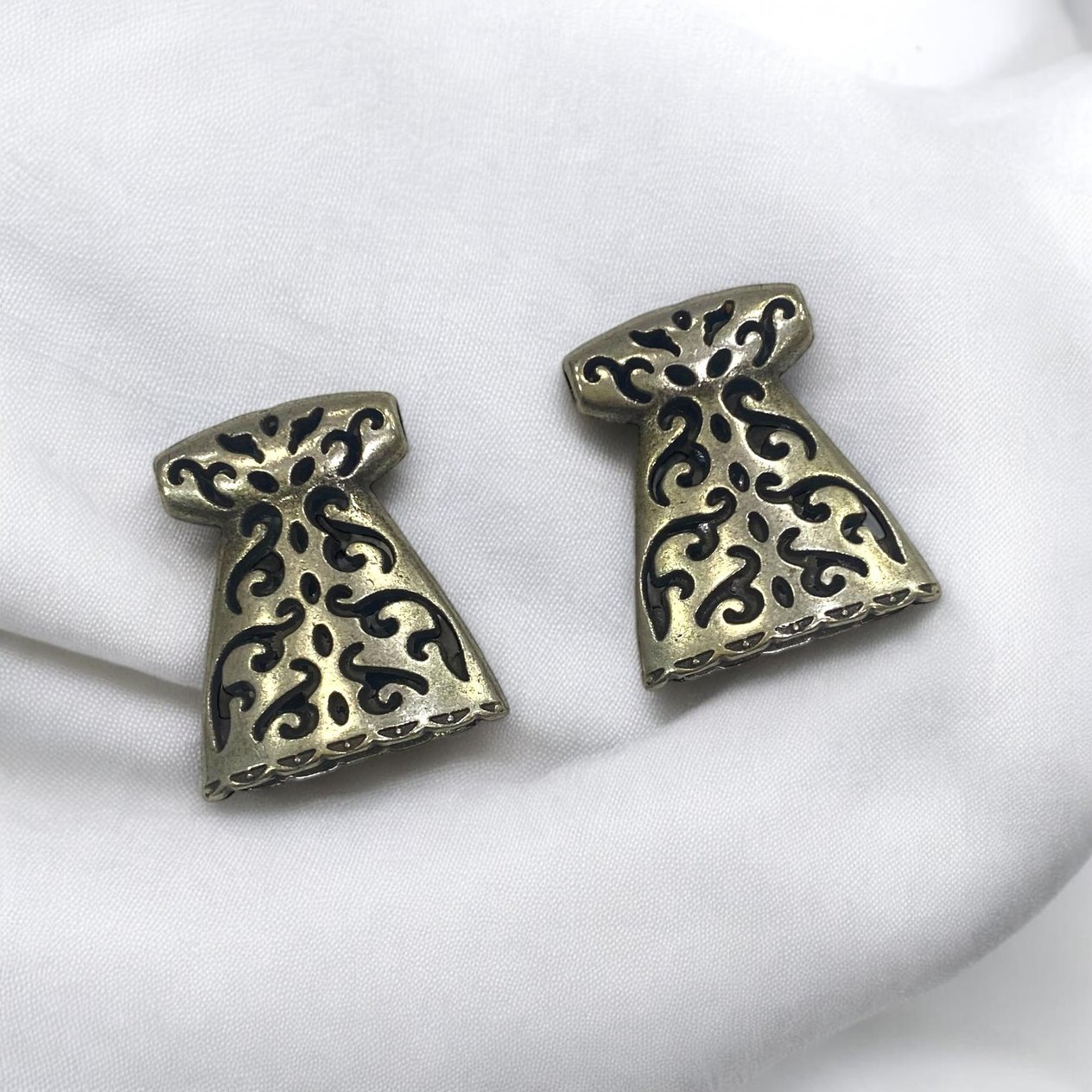 Tespih Kaftan Silver Motif Oymalı