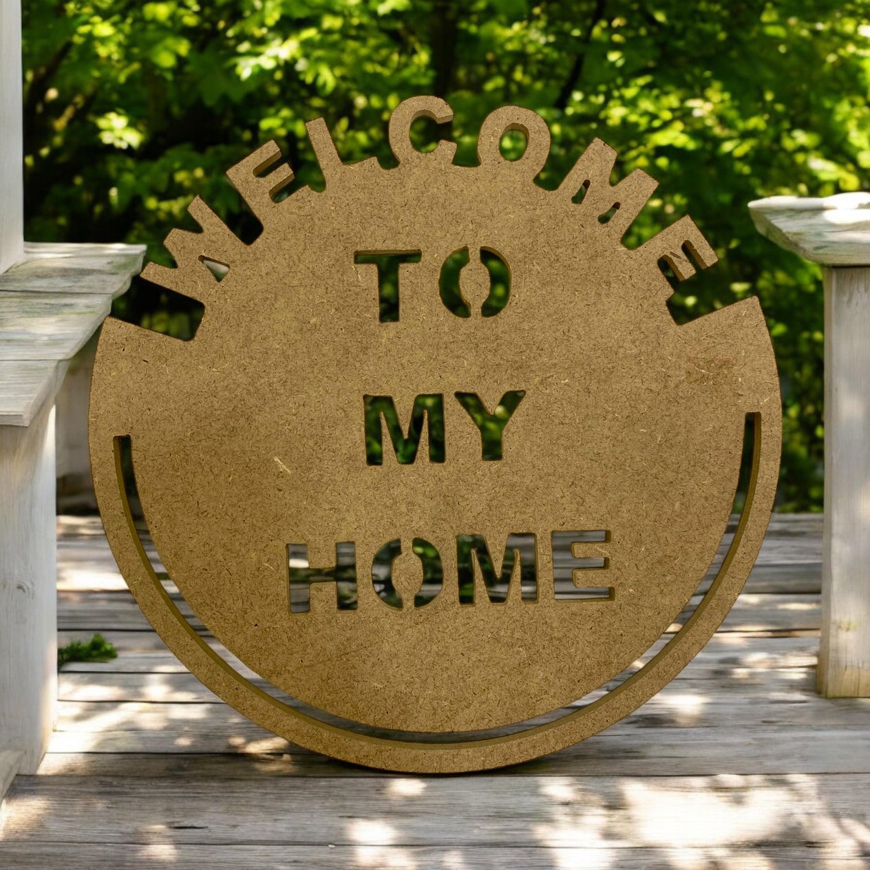 To My Home MDF Makrome, Duvar ve Kapı Süsü