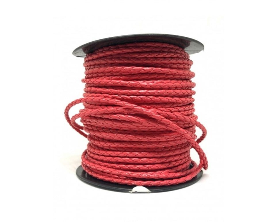 Yuvarlak Deri İp 3 METRE Paket 3.5 MM - 05