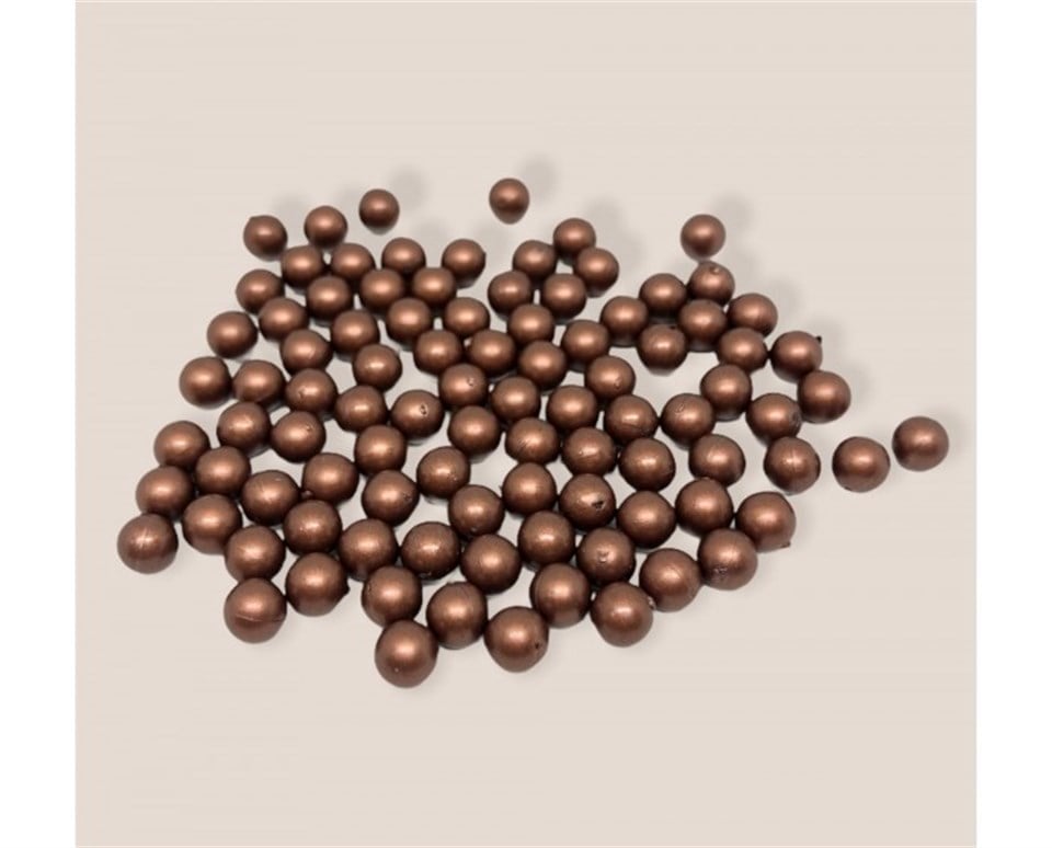 Yuvarlak İnci Model Bakır 6 MM / 10 Gram Paket 