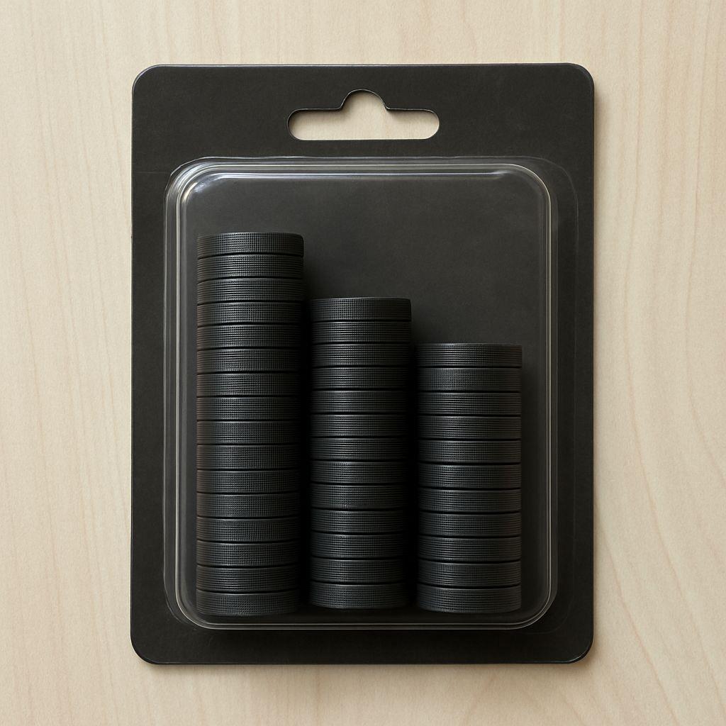 Yuvarlak Magnet Mıknatıs Paket 25 MM - 70 Adet