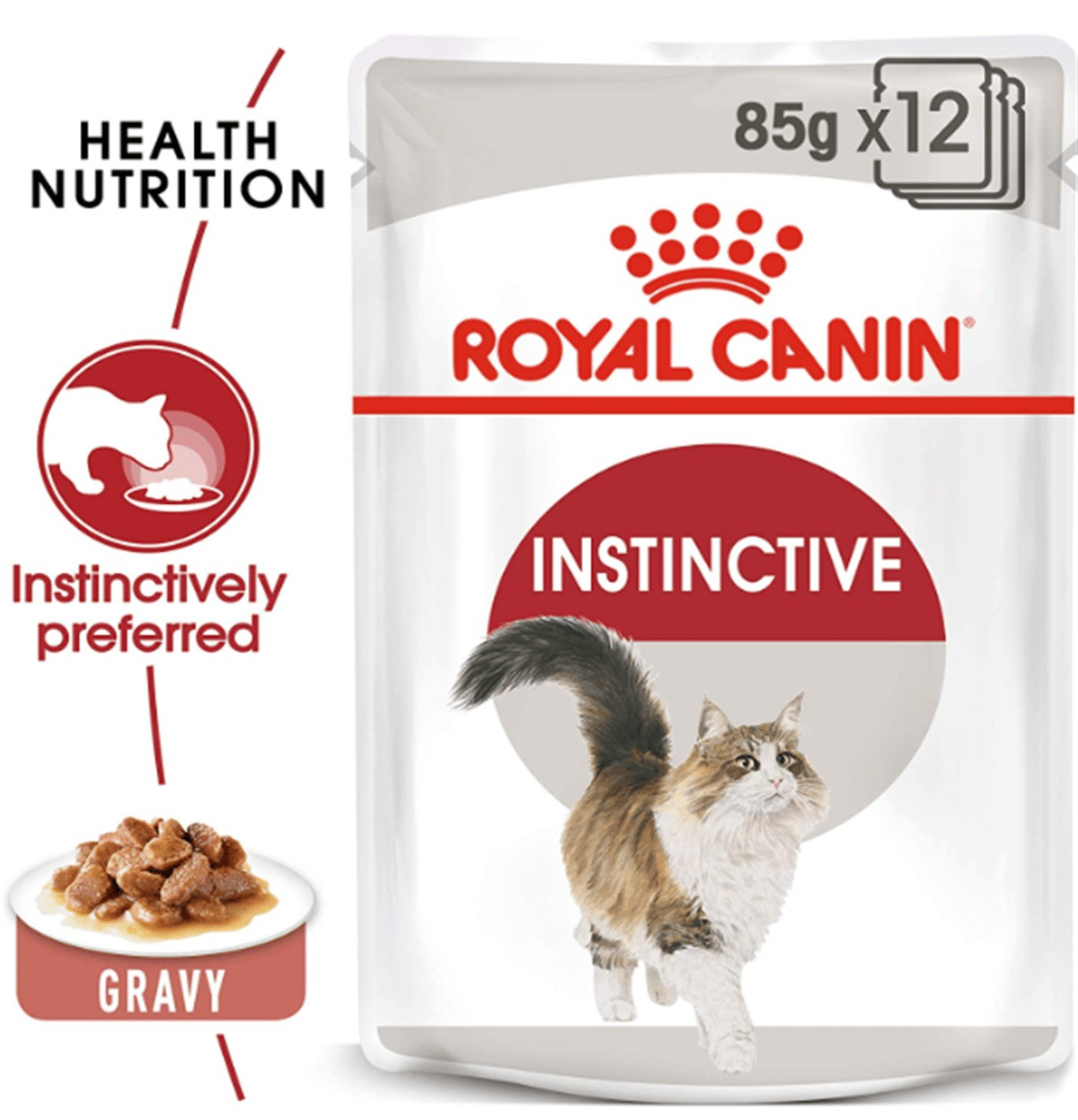 Royal Canin İnstinctive Gravy Yetişkin Kedi Pouch Konserve 85 Gr