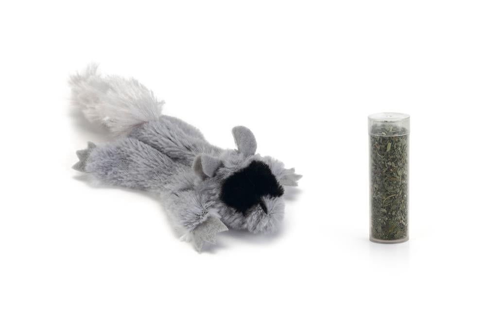 Beeztees Kedi Oyuncağı, Sincap, Kediotlu, Peluş, 14cm