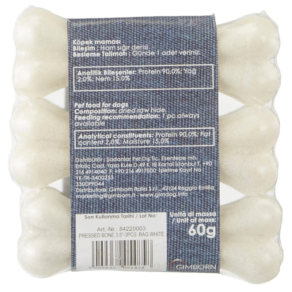 Gimdog Mordimi Press Kemik 3.5'' 3Lü White