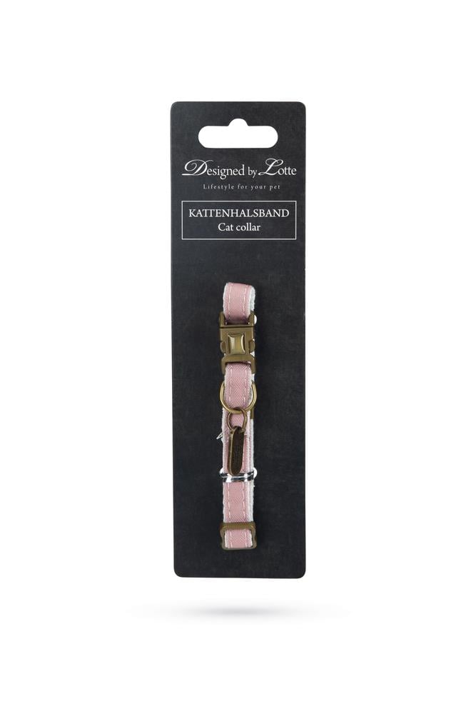 Beeztees DBL Kedi Boyun Tasması, Çift Katmanlı, Pudra Pembe, 20-30cm