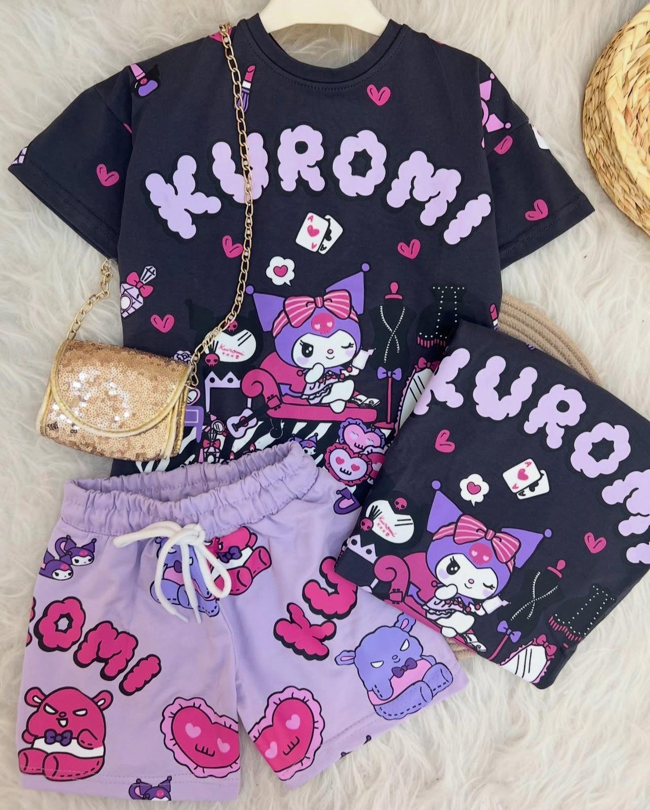Kromi Şortlu Kız Takım 