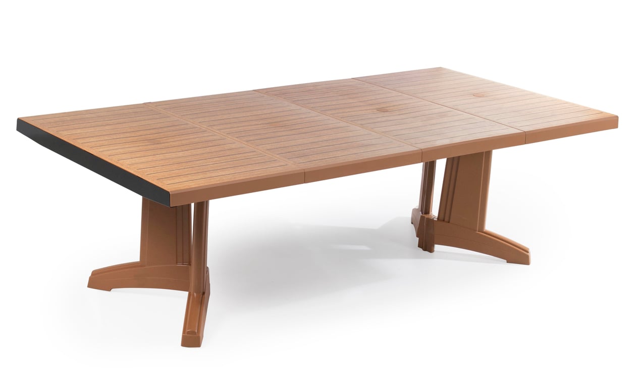 Papatya Katar 1 Plastik Bahçe Balkon Masası 115x180 | 8-10 Kişilik