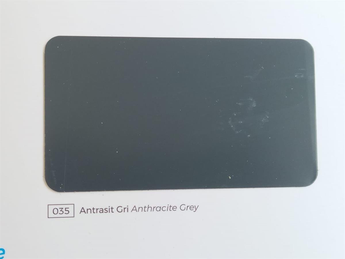 3x1500X3200 MM ÇİFT TARAFLI ANTRASİT GRİ Metalbond Kompozit Levha