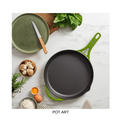 POTART Forest Düz Döküm Tava 28 cm