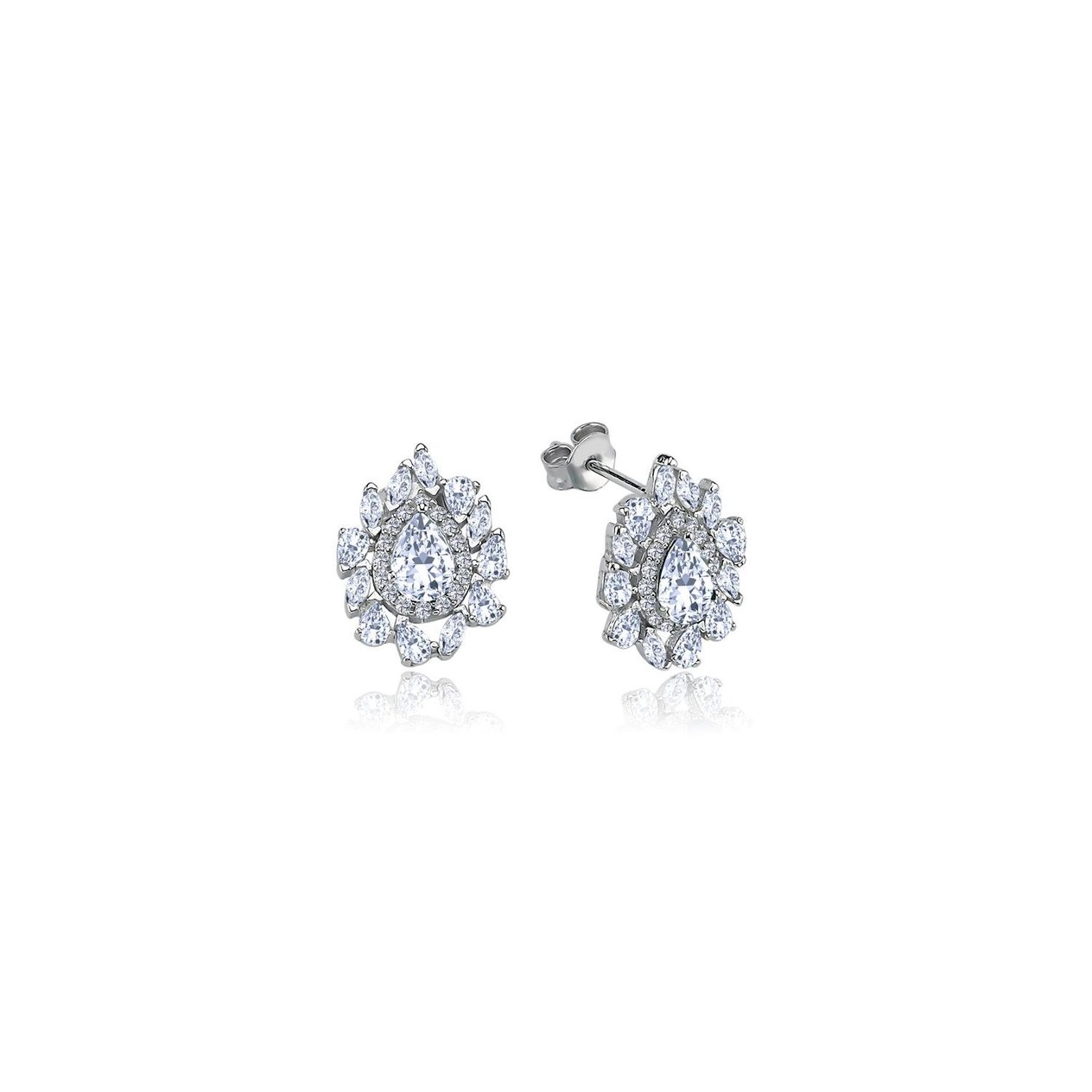 Effective Diamond İstanbul İhtişamı Işıltılı Gümüş Küpe