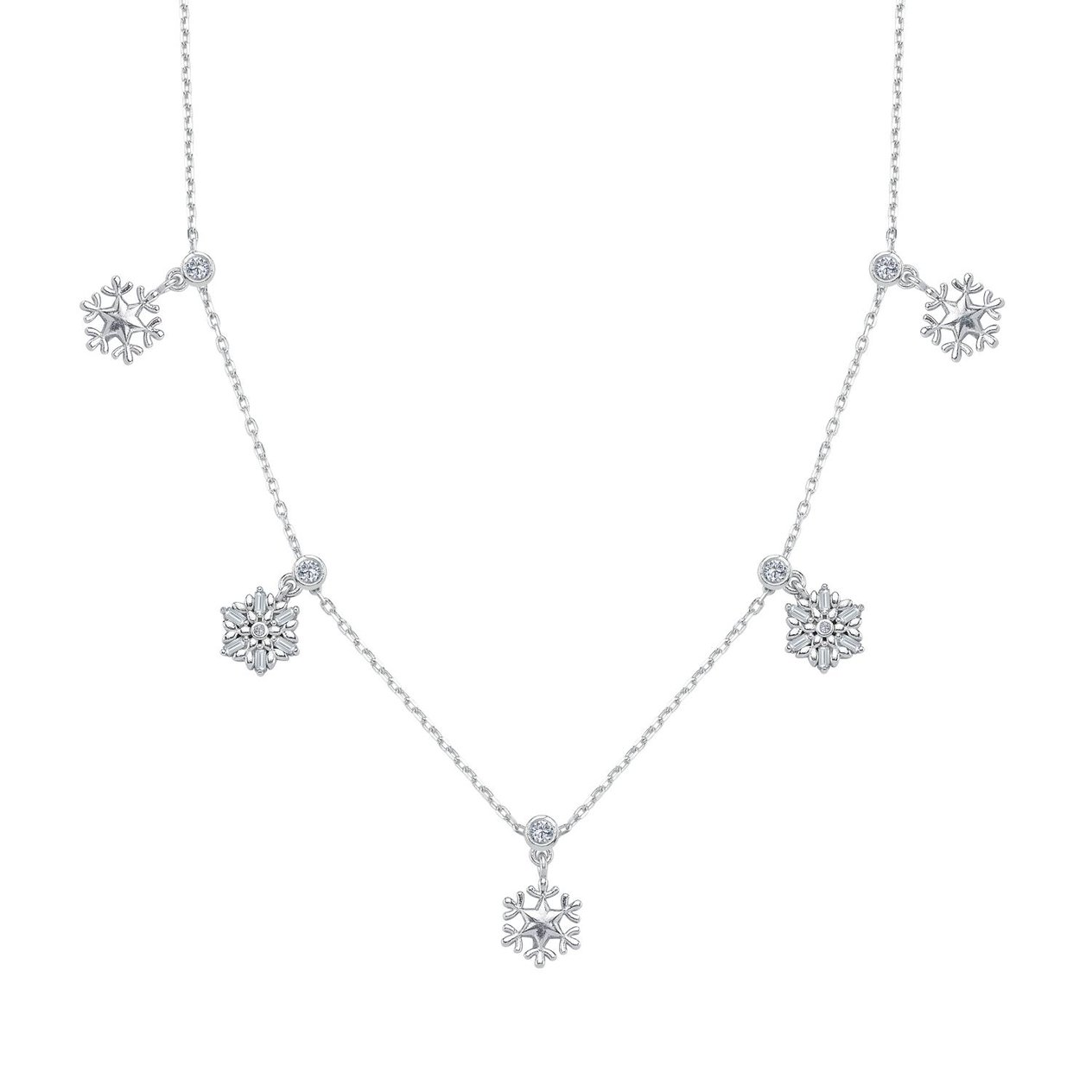 Kristal Dansı Choker Gümüş Şans Kolye