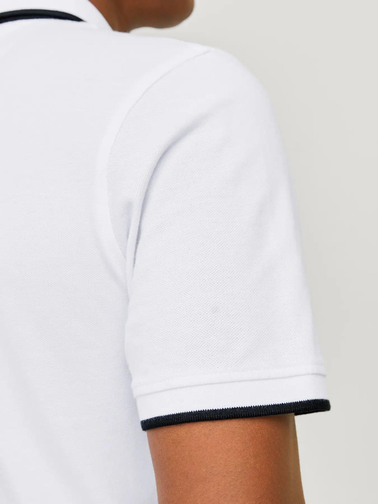 JACK & JONES JJEPAULOS POLO SS NOOS 12136668-WH