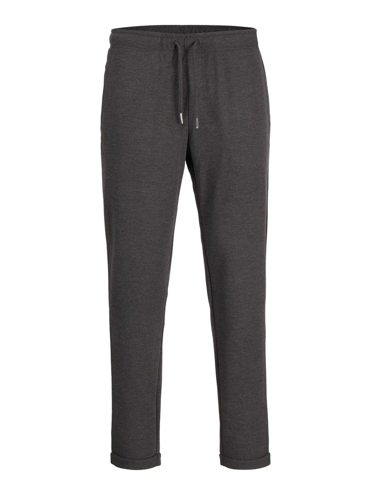 JACK & JONES JPSTACE JAXON SWEAT PANTS - Dark Grey Melange 12268444-DA
