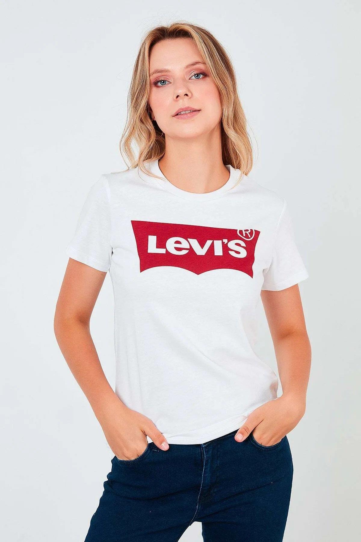 LEVİ'S THE PERFECT TEE TR LARGE BATWING WHITE 17369-1310