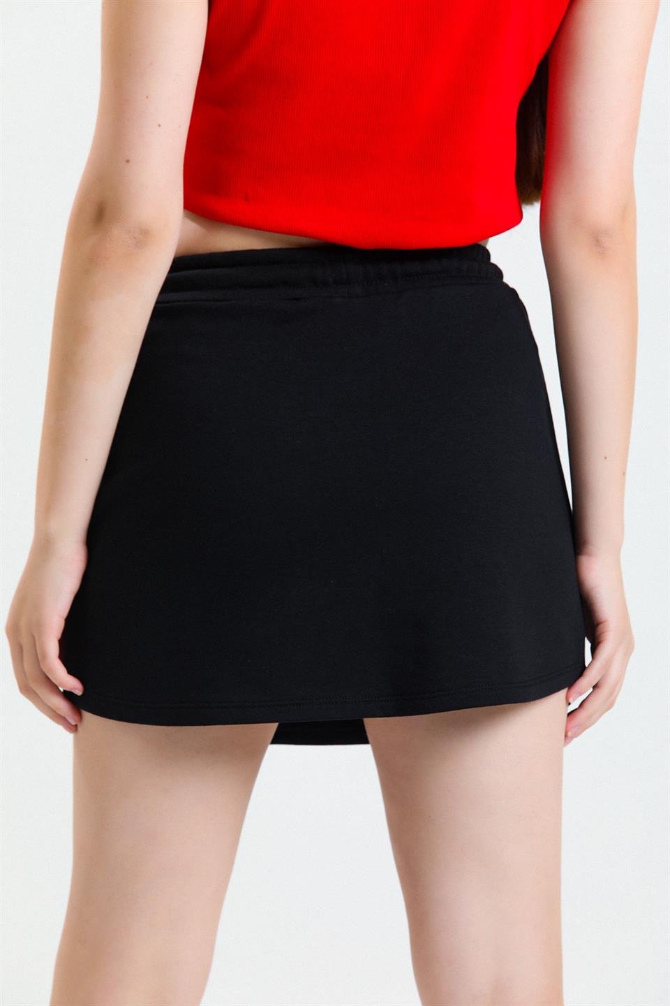 Siyah Mini Spor Etek