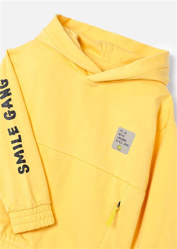 Mayoral Erkek Çocuk Düşük Omuzlu Sweatshirt Sarı 3483