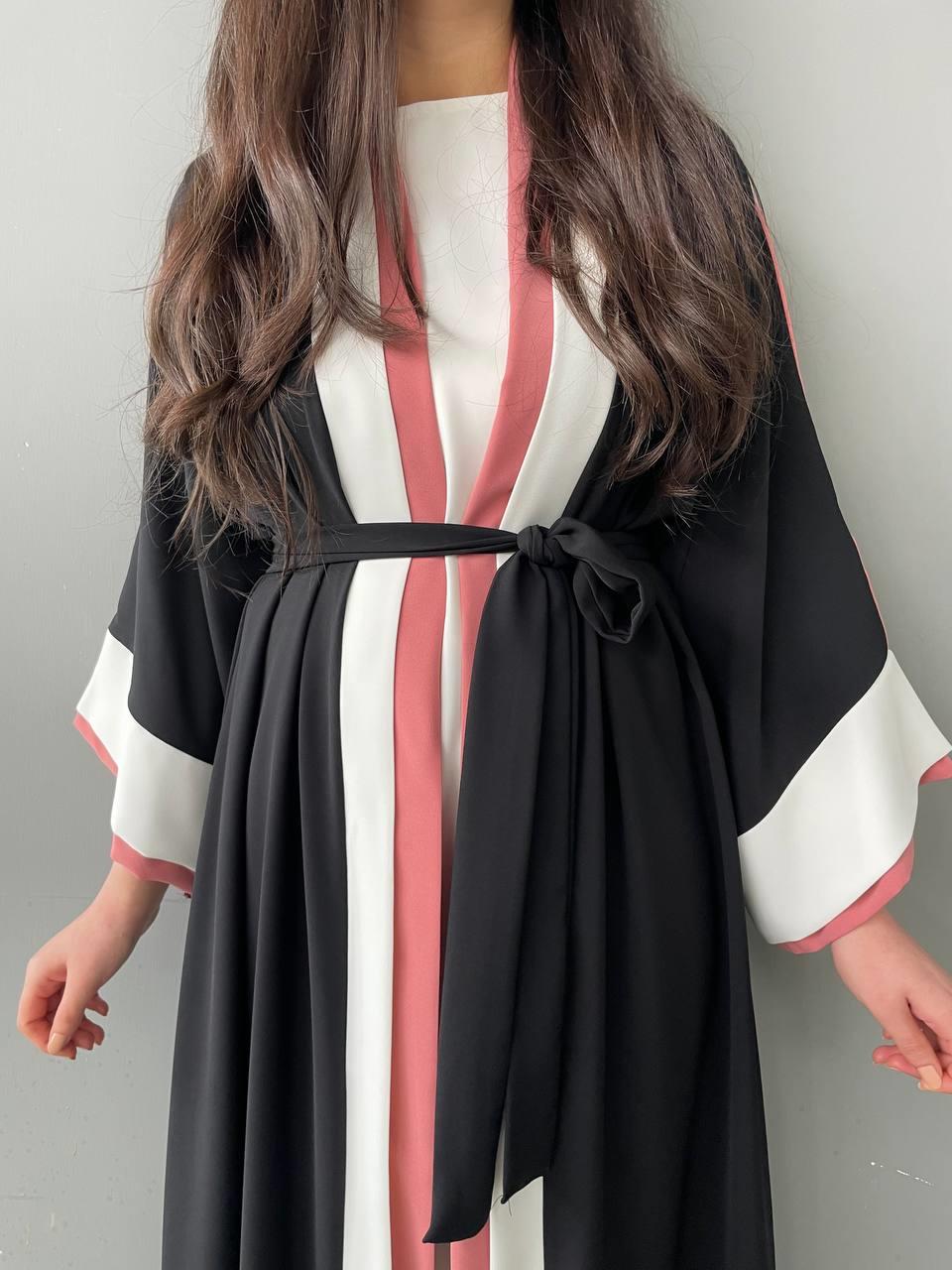 Pembe Nisa Abaya