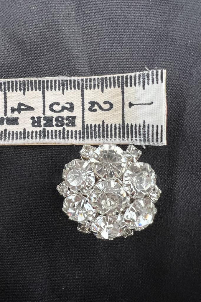 Taşlı Düğme 4'lü Set Büyük Parlak