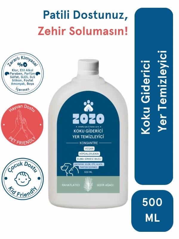 Koku Giderici & Yer Temizleyici Konsantre 500 ml - Antifungal, Hipoalerjenik