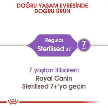 Royal Canin Sterilised Kısırlaştırılmış Yetişkin Kedi Maması 2Kg