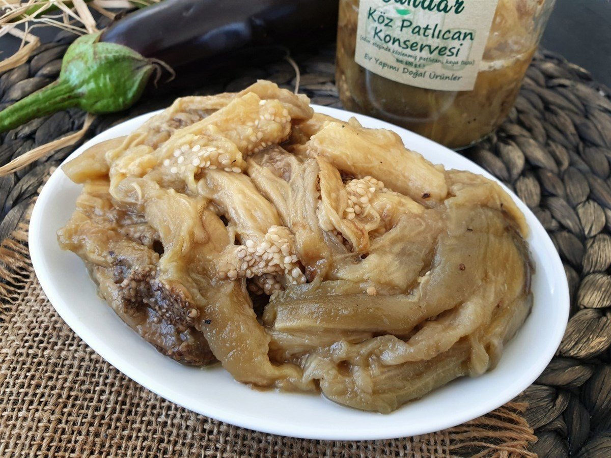 Közlenmiş Patlıcan Konservesi (600gr)