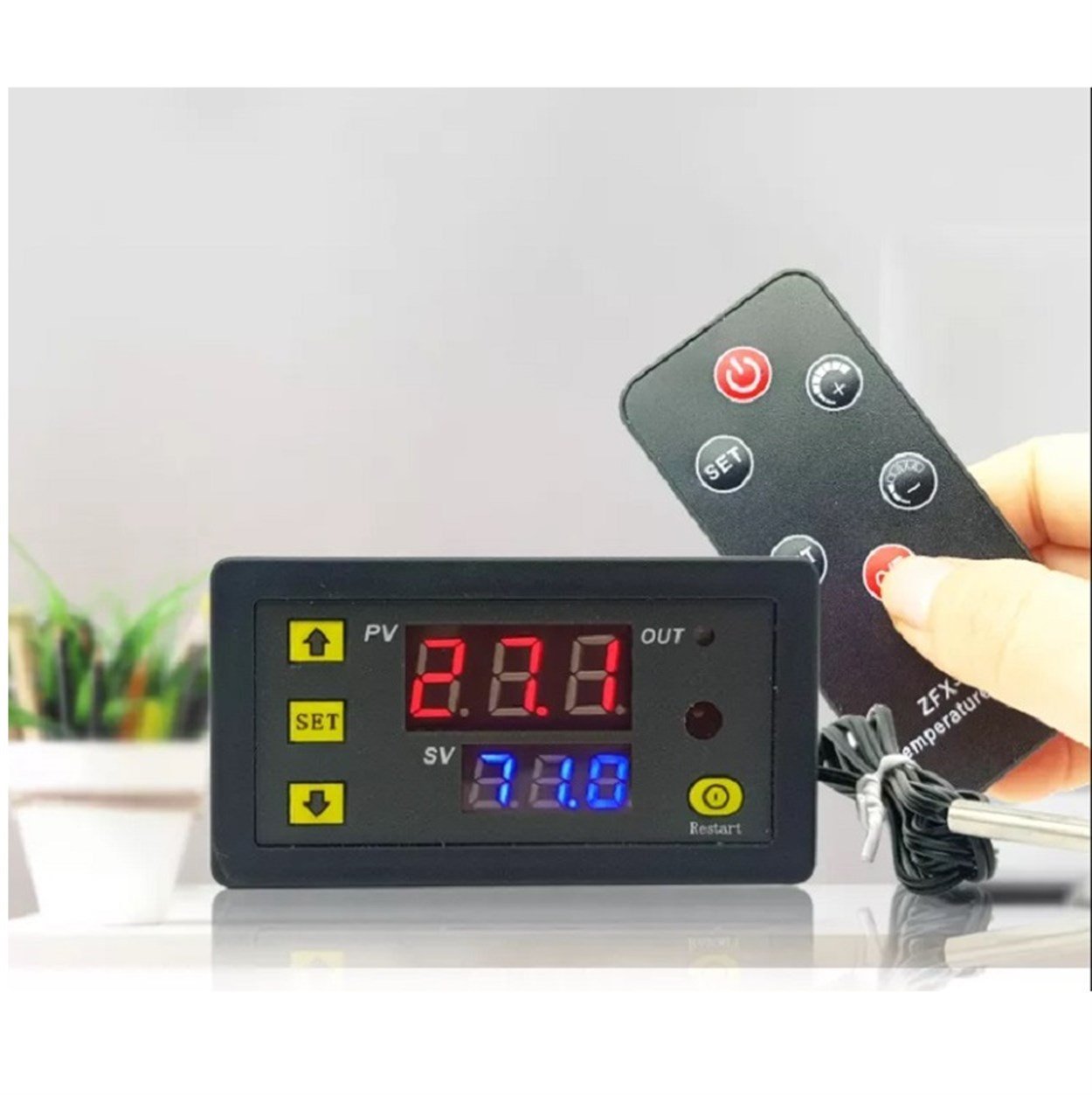 W3231  12Volt 1500w  Uzaktan Kumandalı Termostat