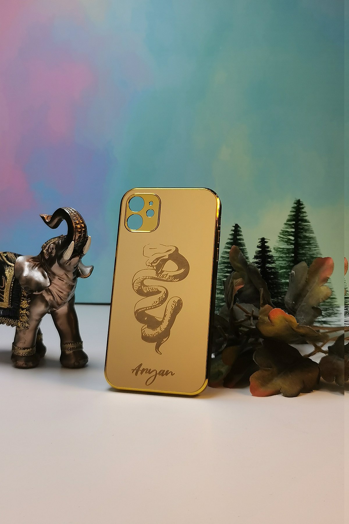  Snake Temalı Kişiye Özel Telefon Kılıfı
