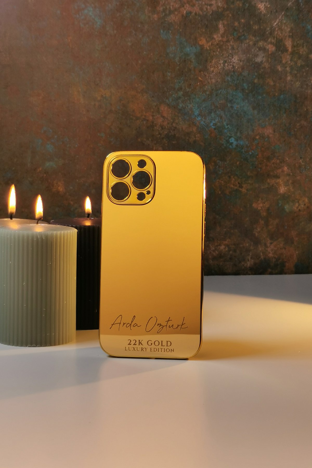22K Gold Luxury Edition Kişiye  Özel Telefon Kılıfı