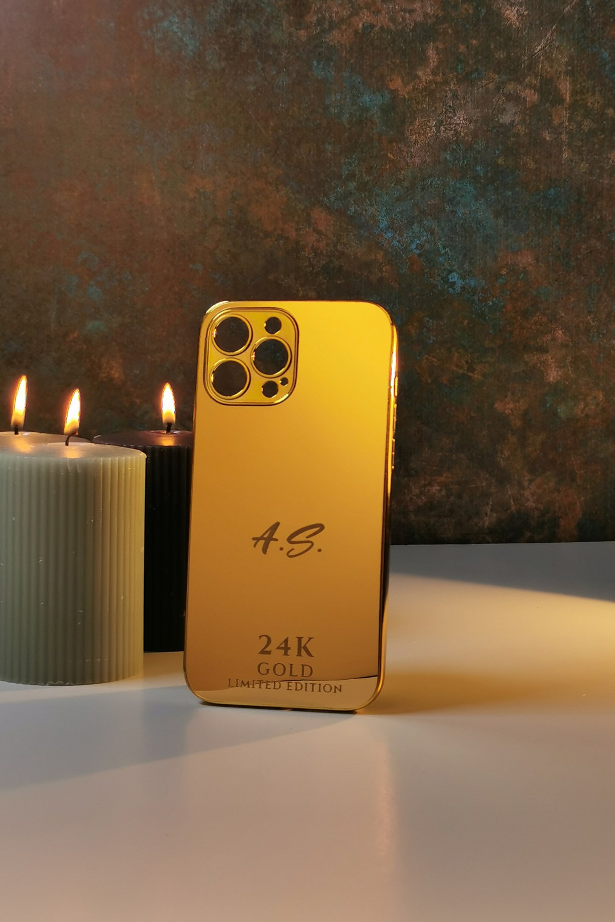 24K Gold Limited Edition Kişiye Özel Telefon Kılıfı