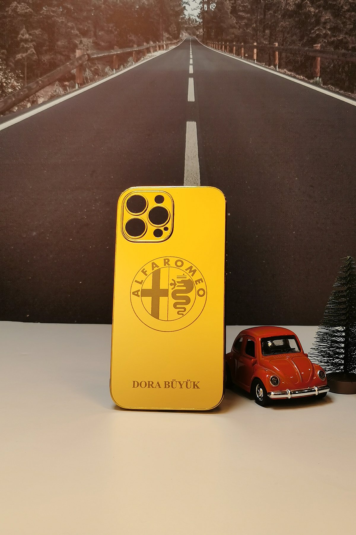 Alfa Romeo II Logolu Kişiye Özel Telefon Kılıfı