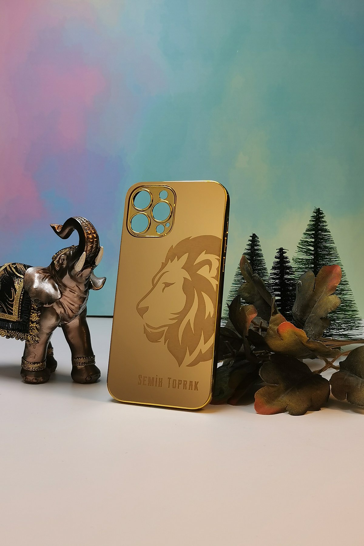 Aslan Temalı-II  Kişiye Özel Telefon Kılıfı