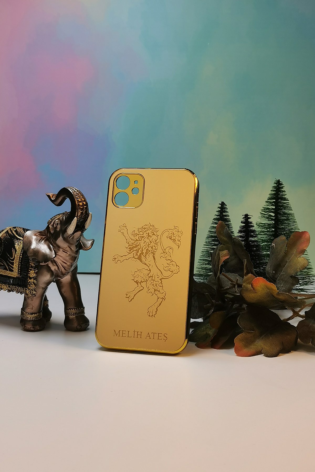 Aslan Temalı  III Kişiye Özel Telefon Kılıfı