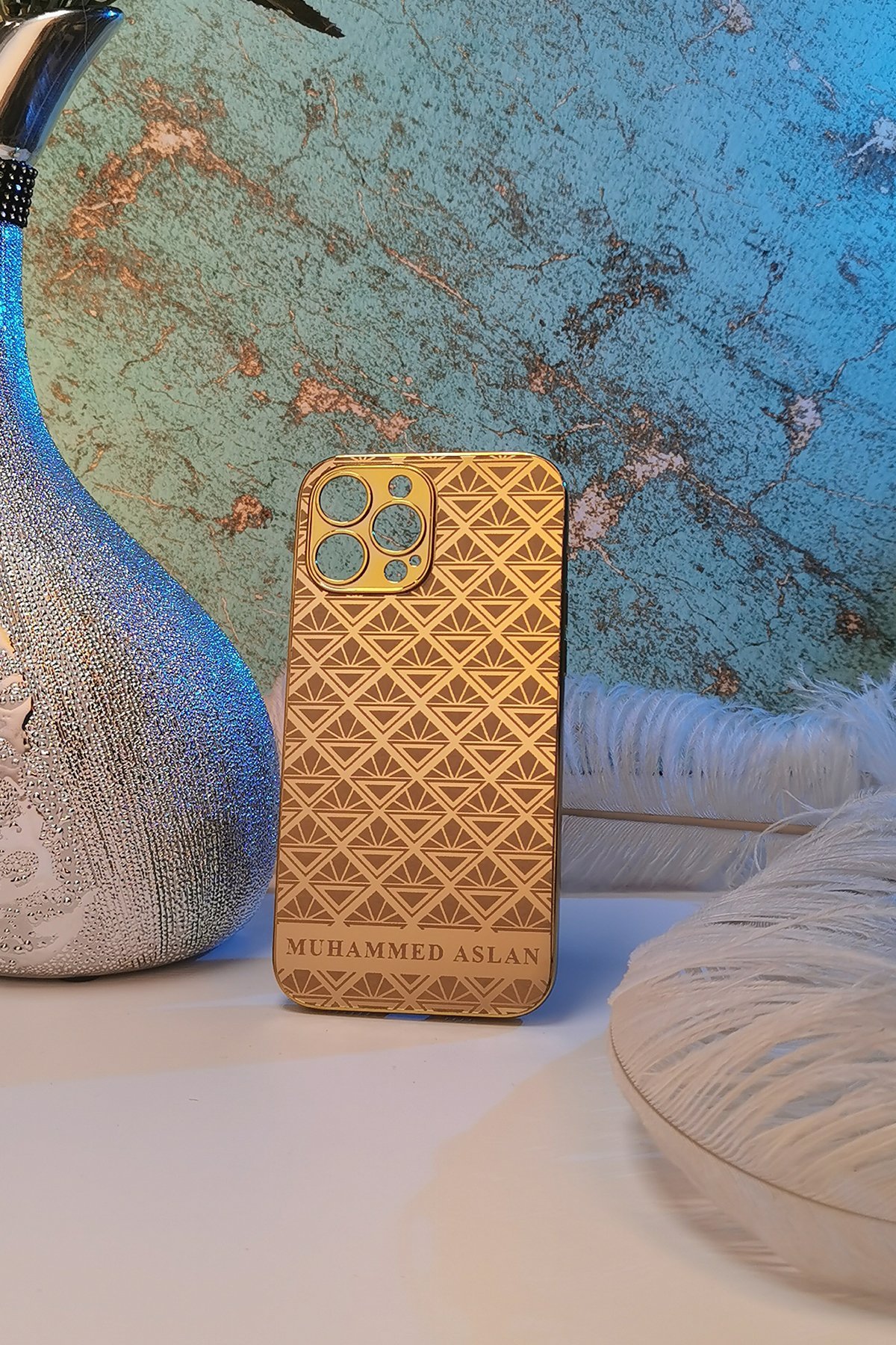 Güneş Desenli  Kişiye Özel Telefon Kılıfı