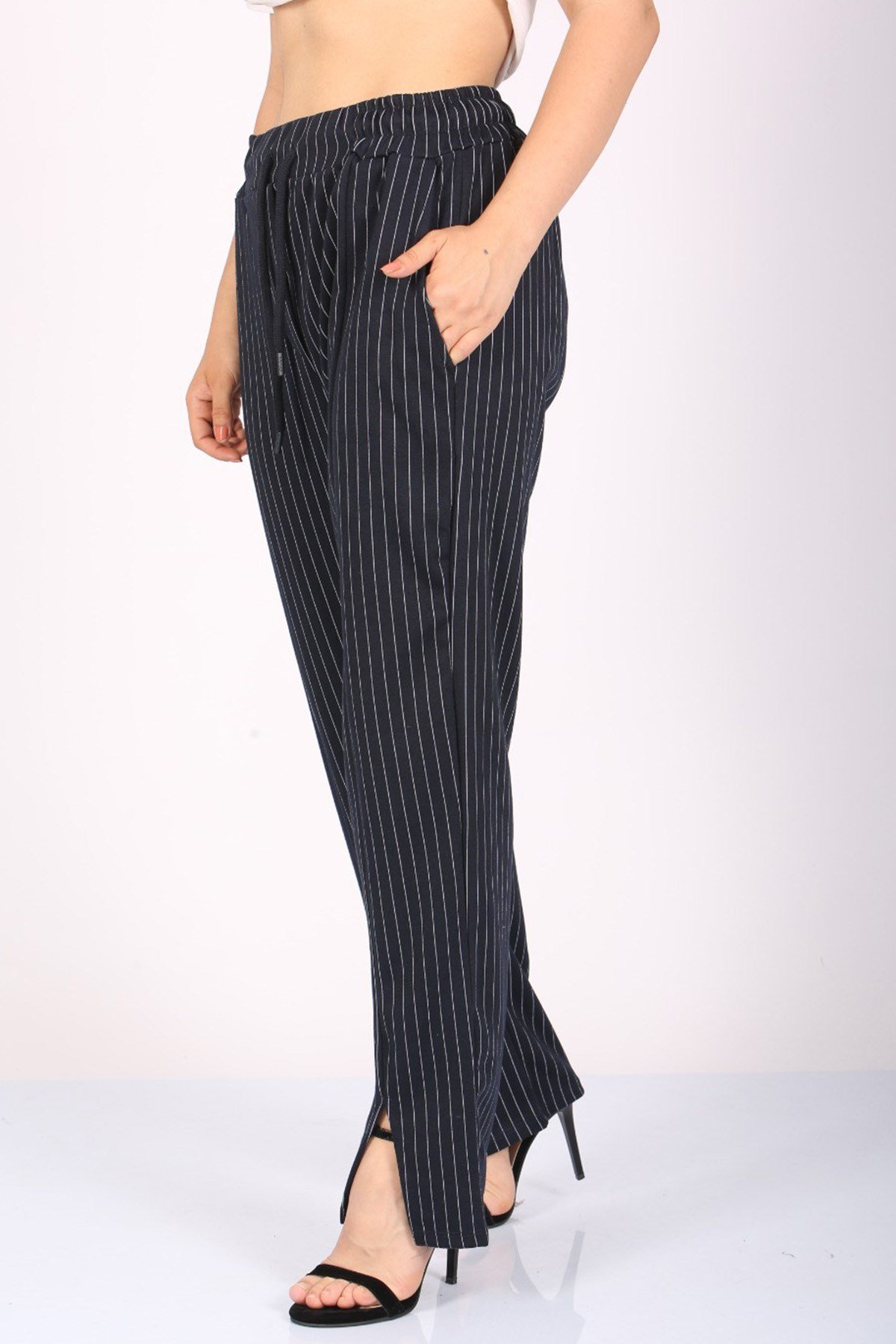 Mad Girls Lacivert Pantolon Mg1107