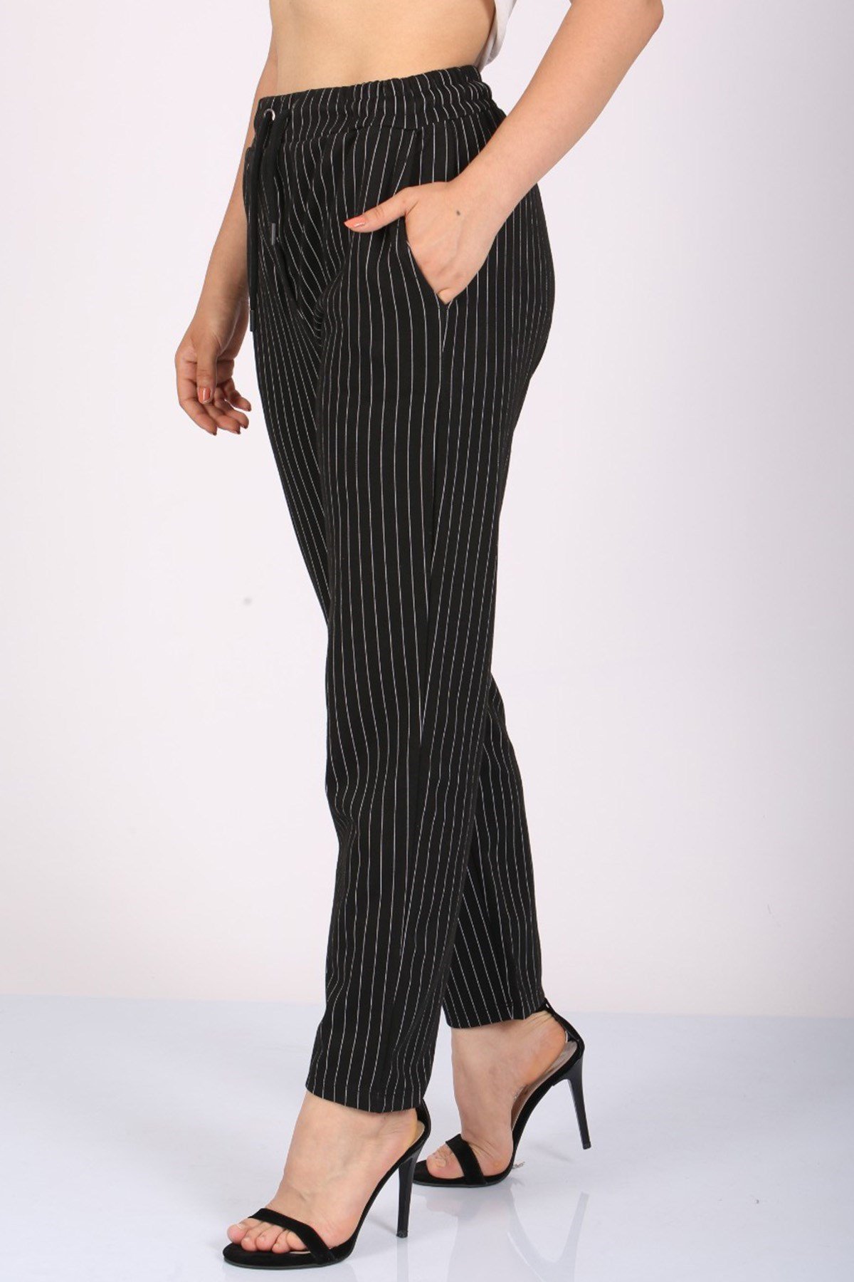 Mad Girls Siyah Pantolon Mg1106