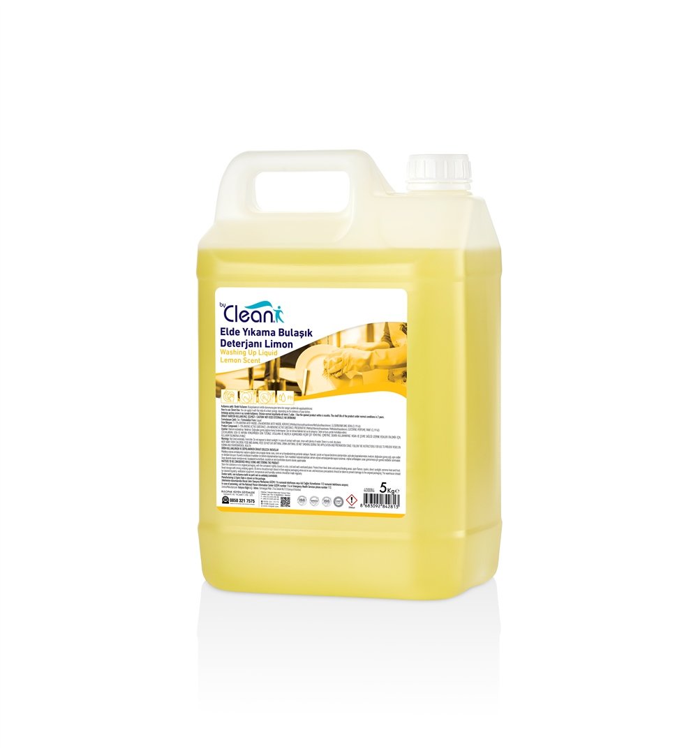 By Clean Elde Yıkama Bulaşık Deterjanı Limon 5 kg