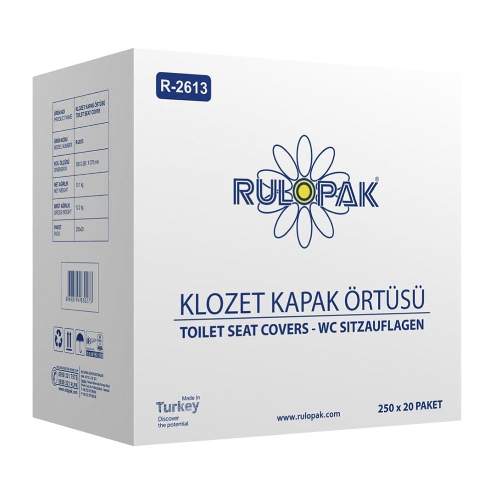 Rulopak Klozet Kapak Örtüsü