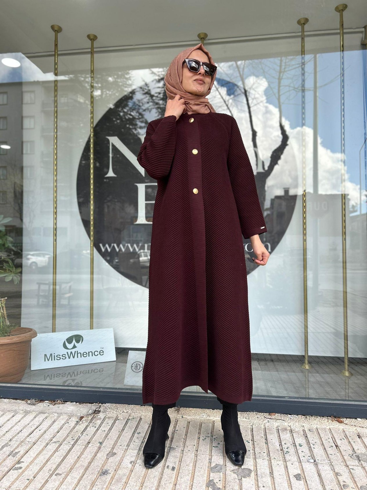 İNVEE BORDO KAP 6866