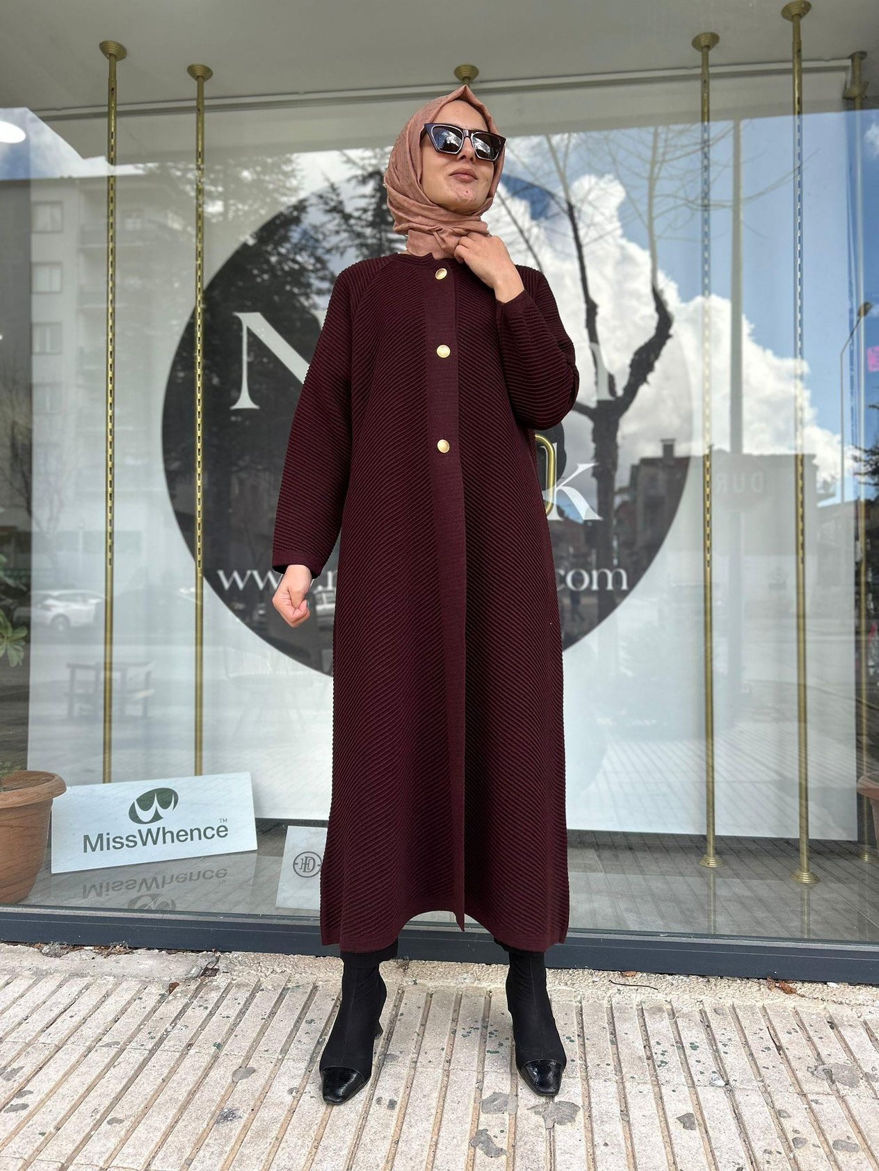 İNVEE BORDO KAP 6866