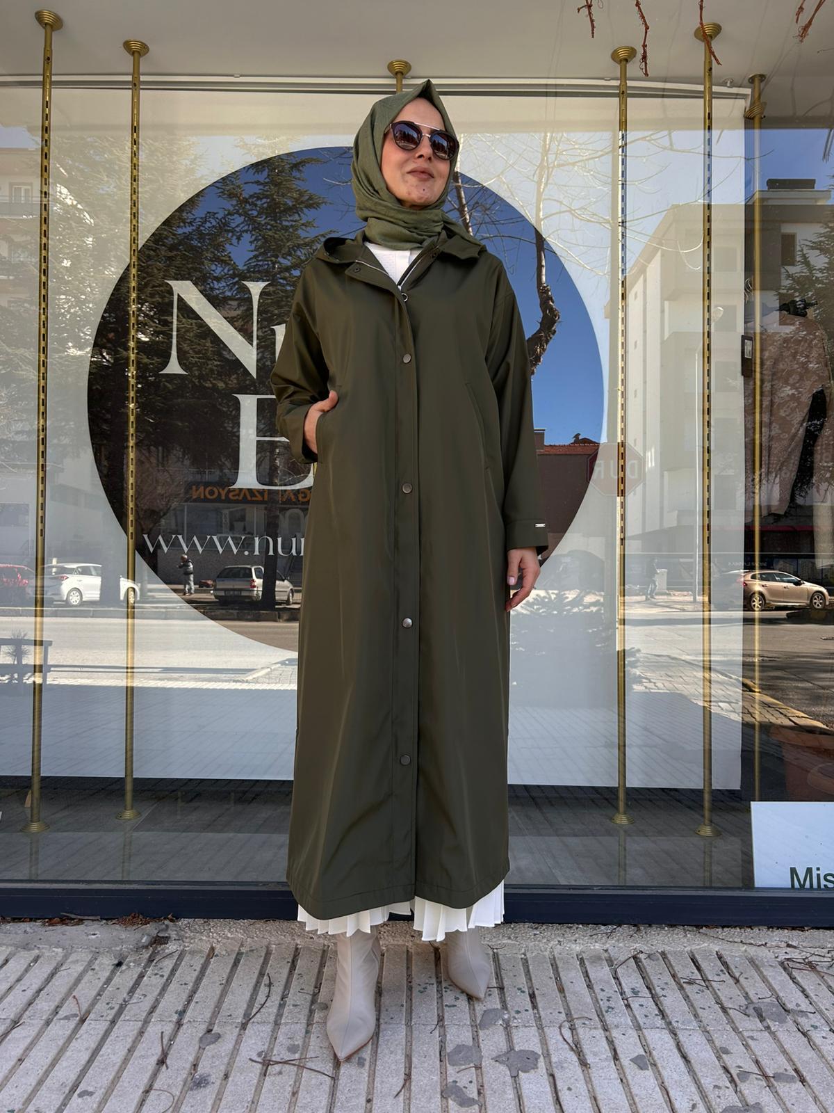İNVEE YAĞMURLUK KAP HAKİ 7065