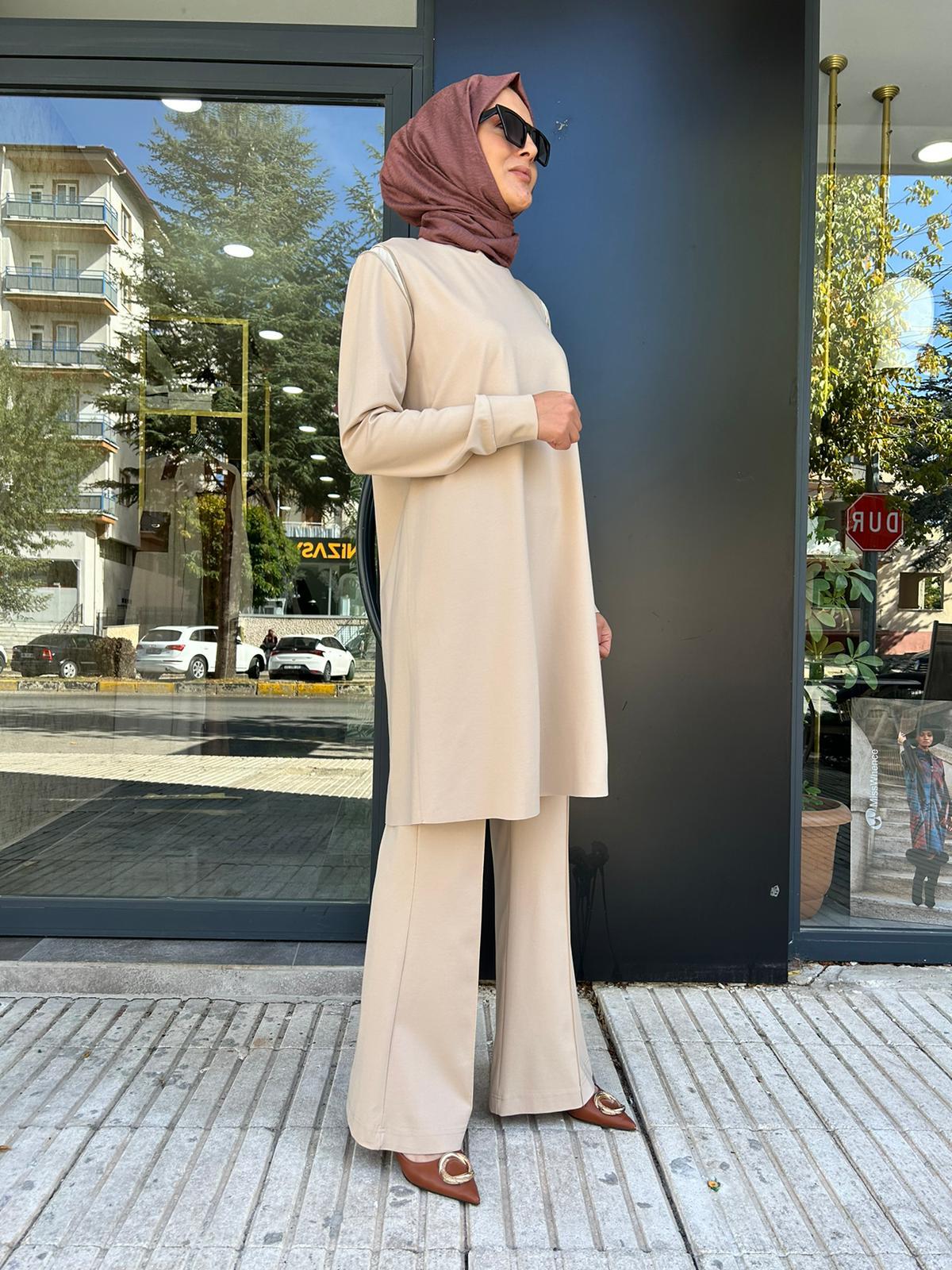 MİSSWHENCE FERMUAR DETAY TUNİK TAKIM 34012
