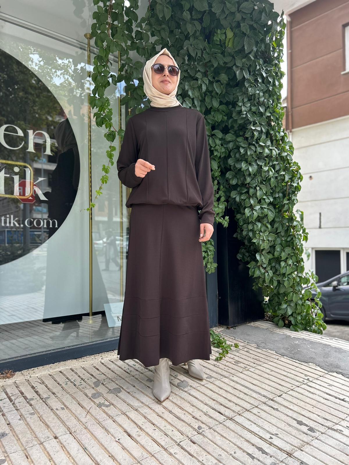 MİSSWHENCE KAHVERENGİ TAKIM  36002