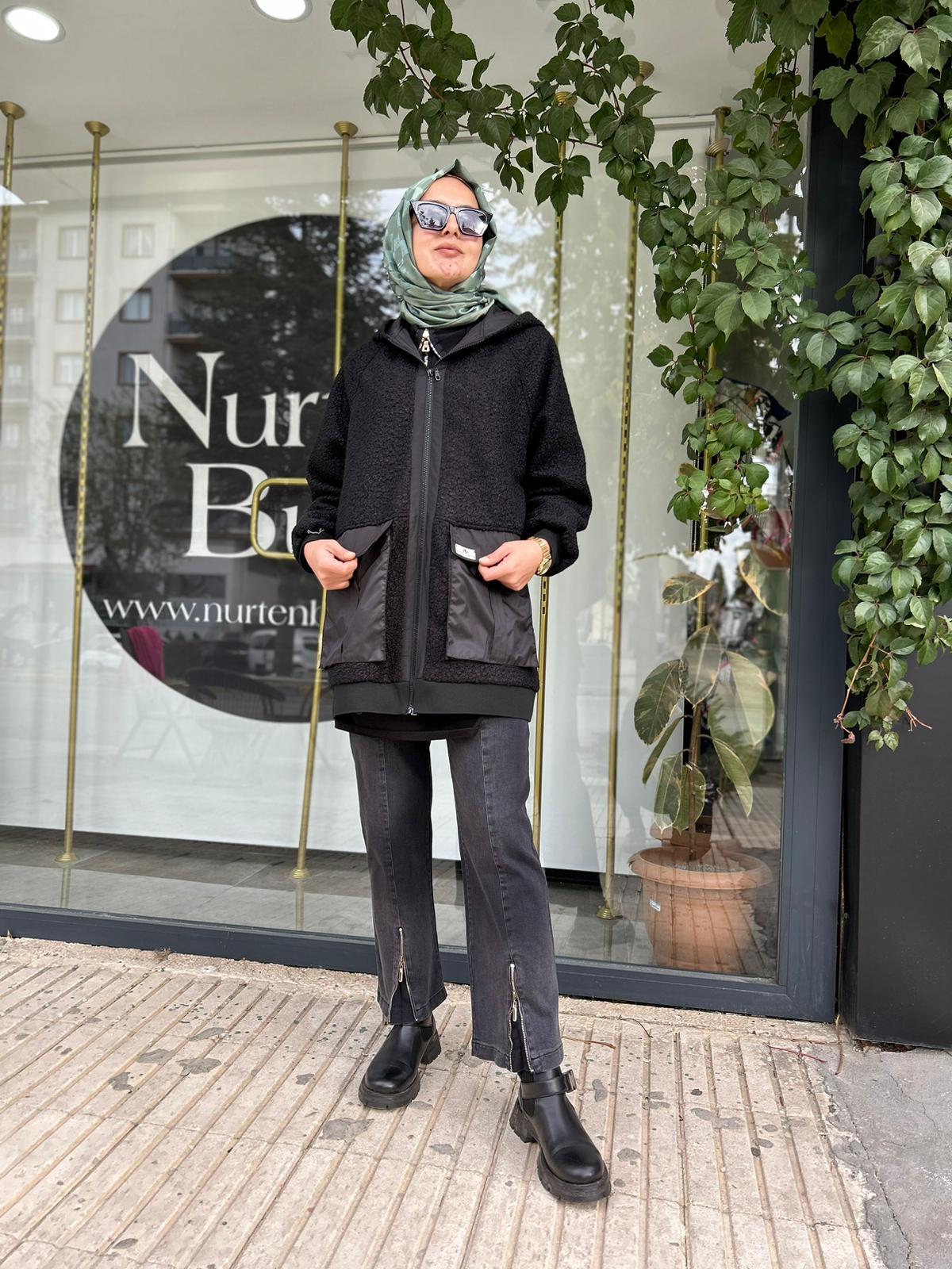 NURCAN ÇETİN SİYAH TUNİK 24218