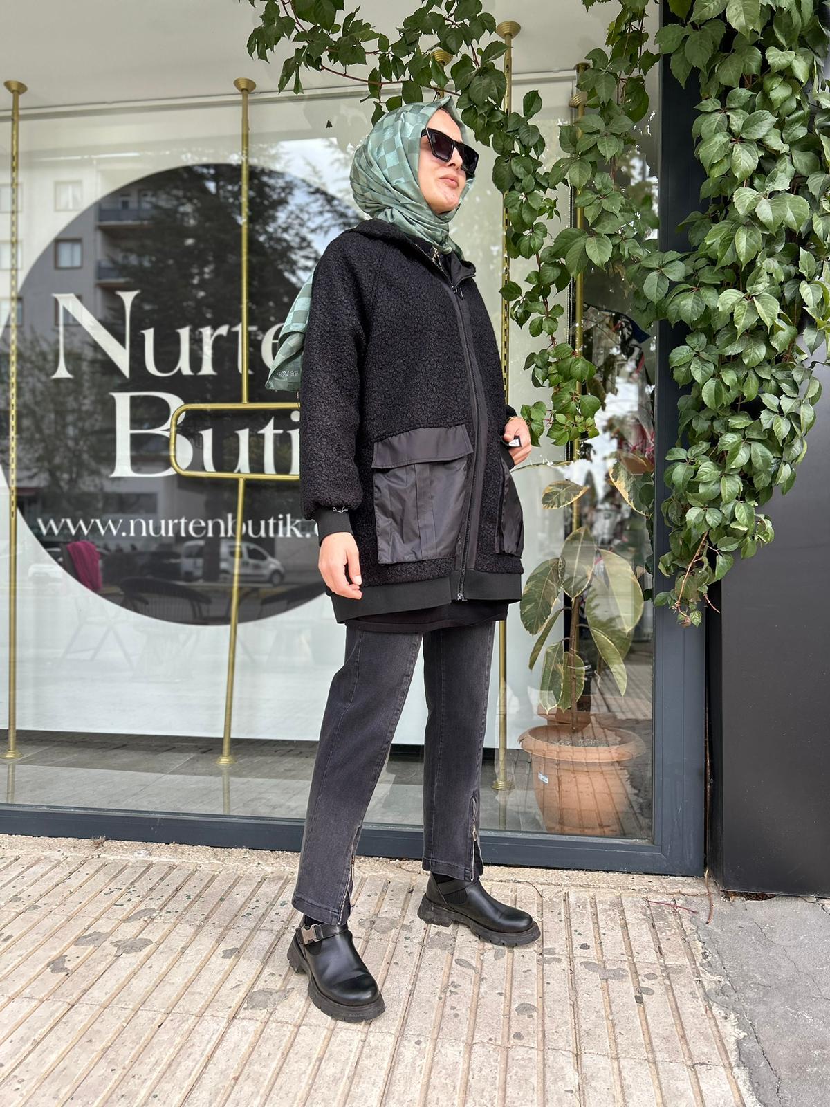 NURCAN ÇETİN SİYAH TUNİK 24218