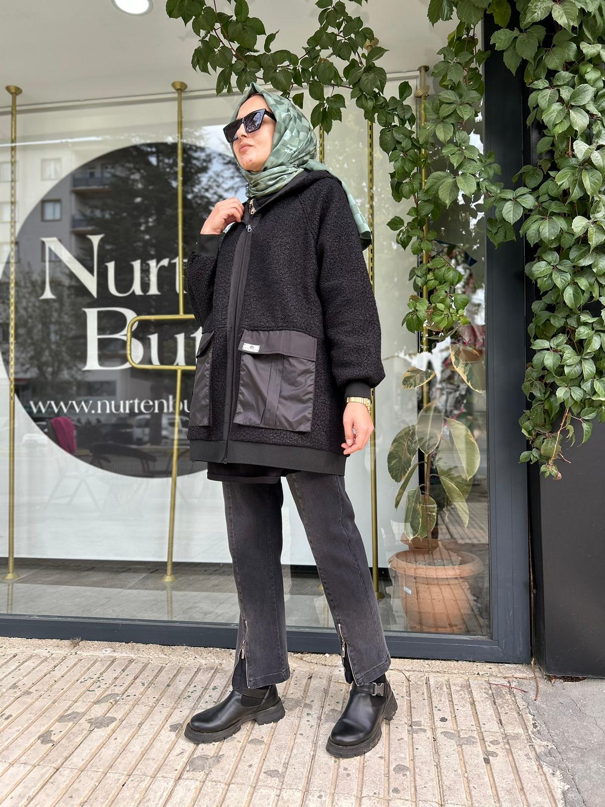 NURCAN ÇETİN SİYAH TUNİK 24218