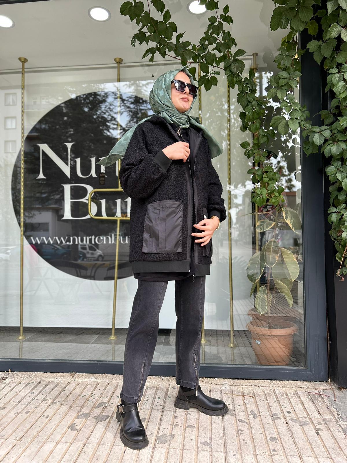 NURCAN ÇETİN SİYAH TUNİK 24218