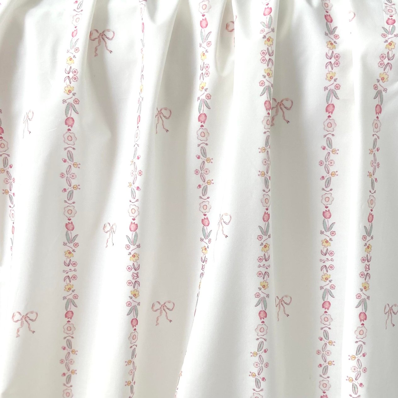 Soft Seri | Zezig Bow Line Poplin Kumaş